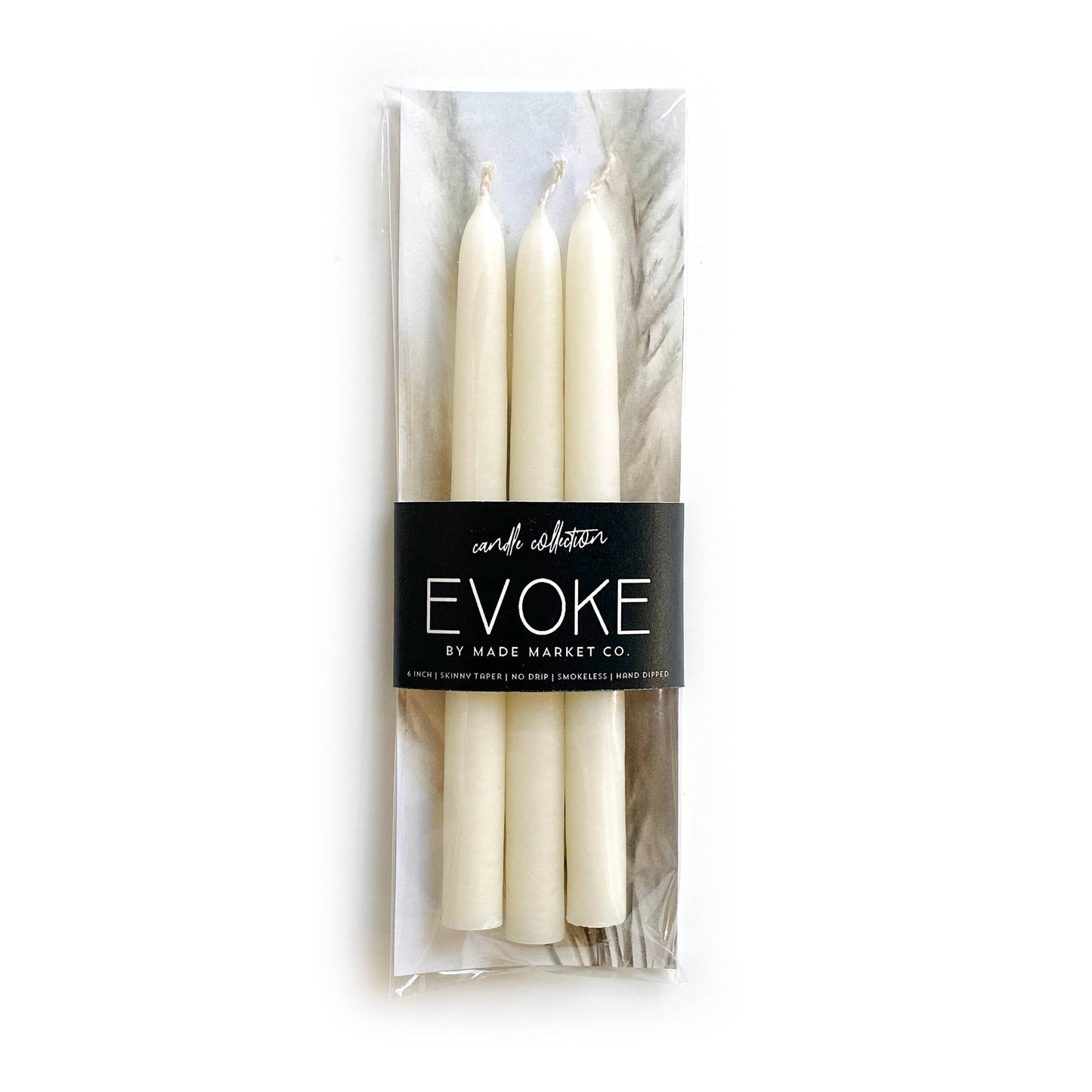 Skinny Tapered Candles - Off White