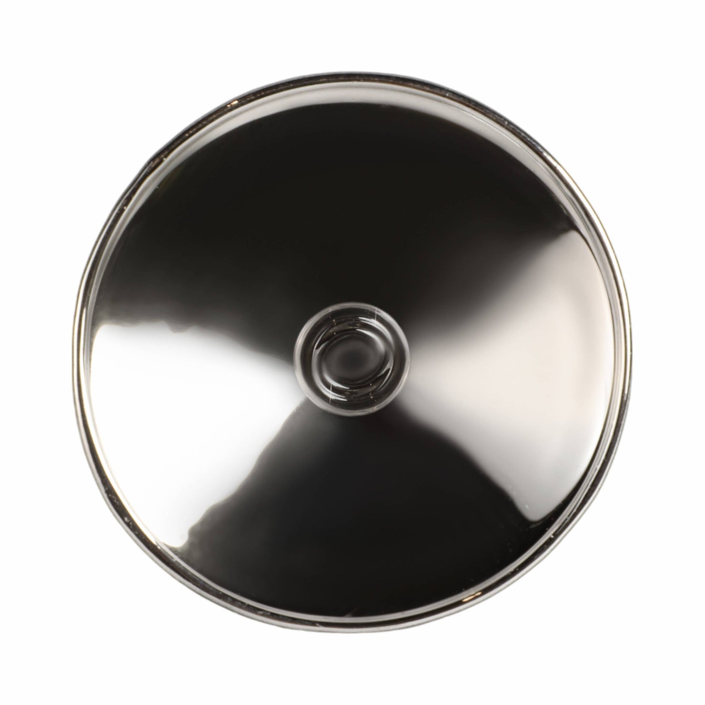 Black 5 in. Vintage Glass Taper Candle Holder
