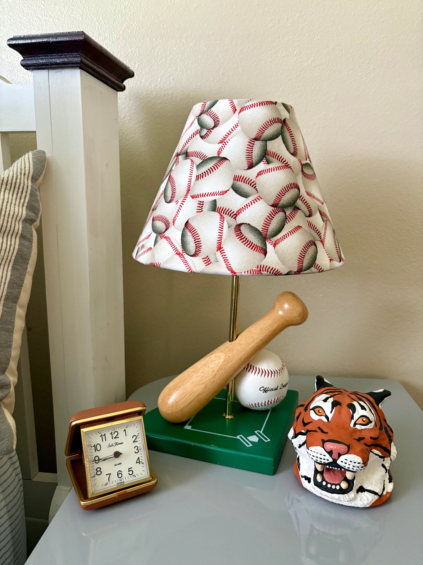 Baseball Lamp (Custom Shade)