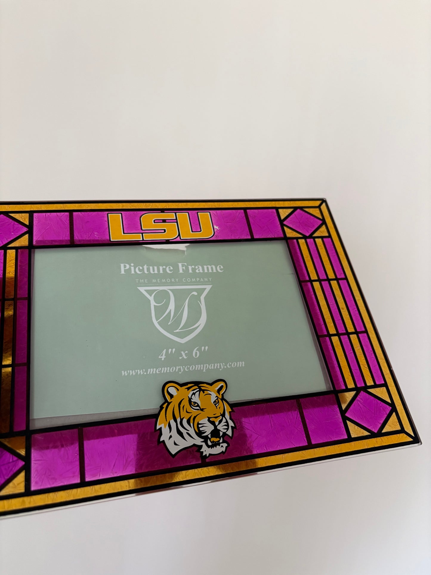 LSU Stained Glass Photo Frame