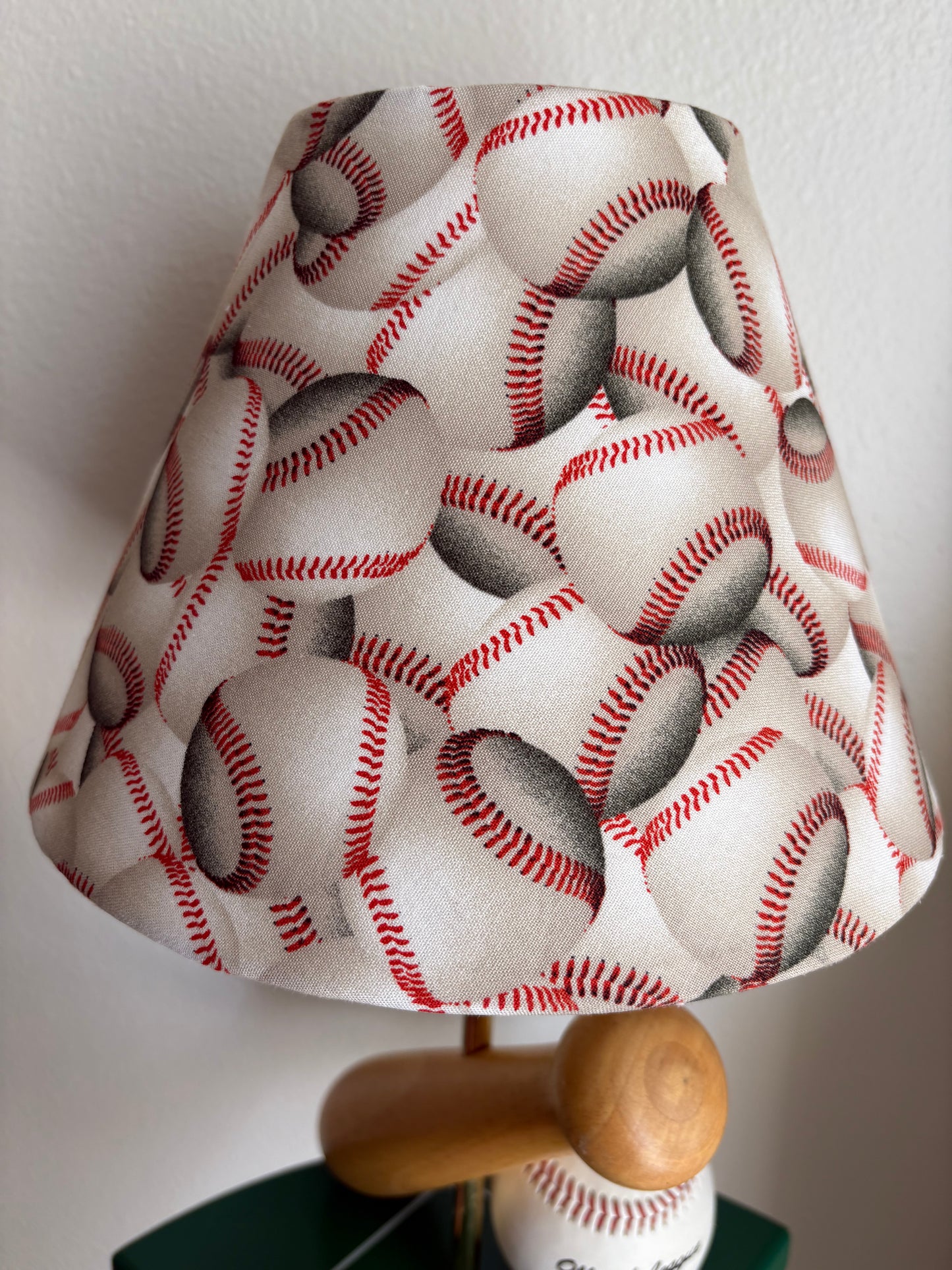 Baseball Lamp (Custom Shade)