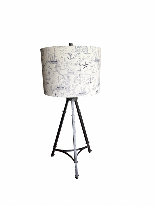Nautic Industrial Lamp (Custom Shade)