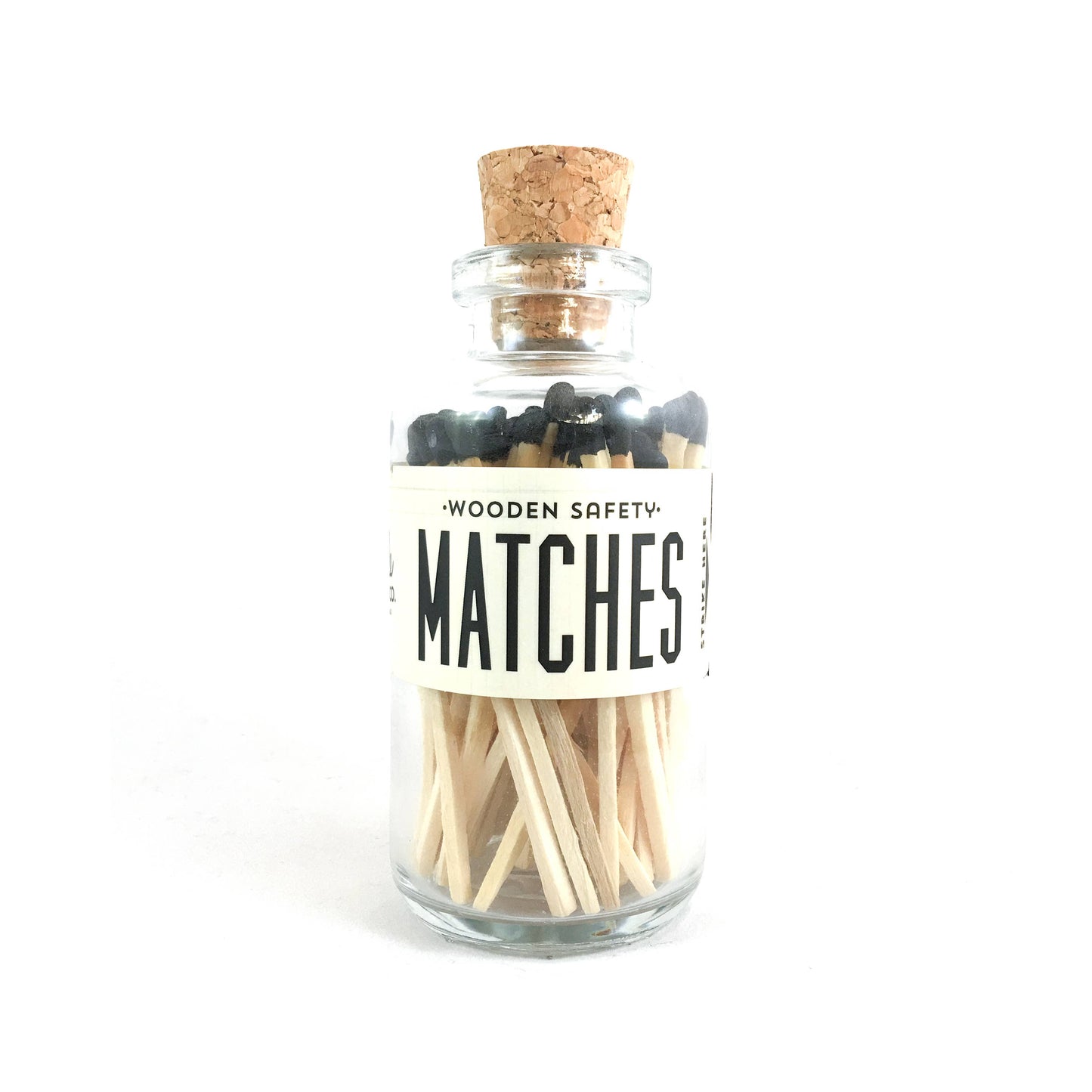 Mini Apothecary Vintage Black Matches