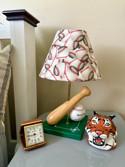 Baseball Lamp (Custom Shade)