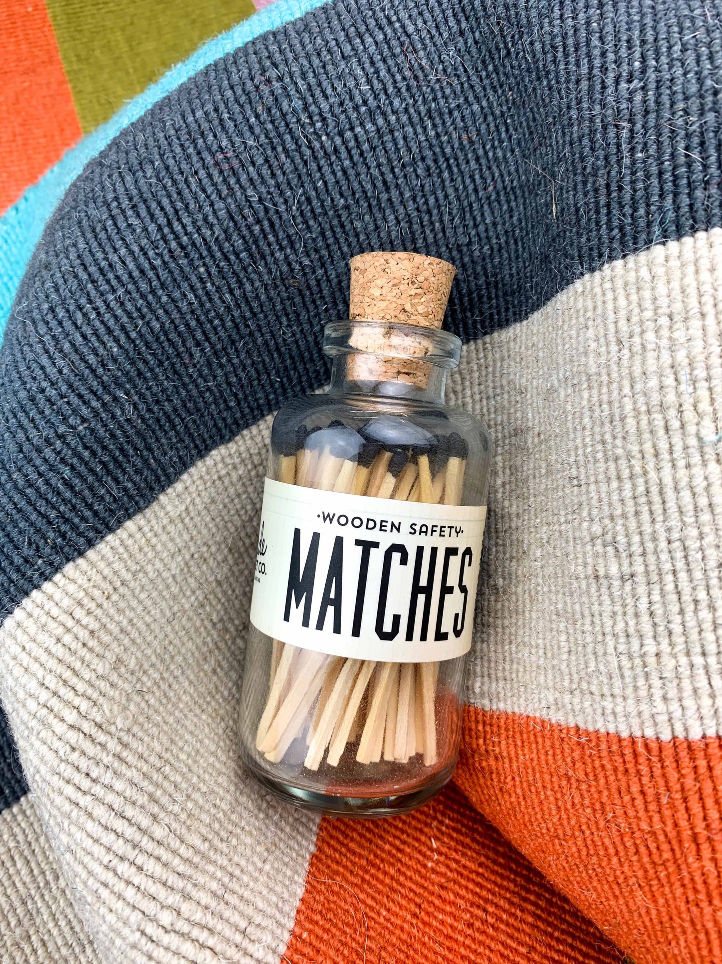 Mini Apothecary Vintage Black Matches
